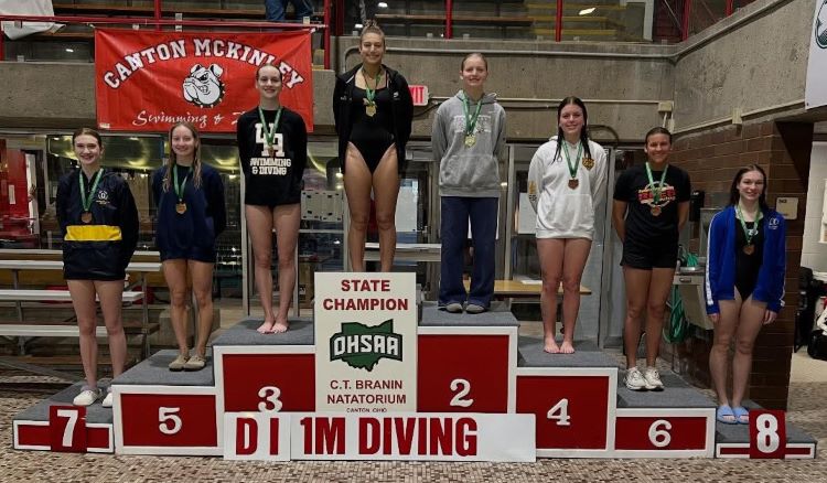 2026 OHSAA Girls Diving State Champion - SPetroff - New Albany