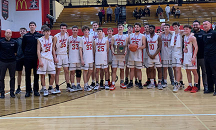 Hiland Boys Basketball - Division 4 East District Champions