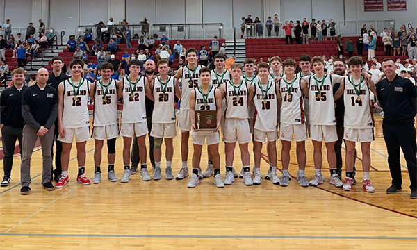 2026 Hiland Boys Basketball D6 East 1 District Champions