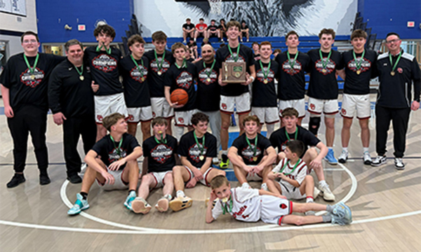 2026 St Clairsville Boys Basketball D5 East 2 District Champions