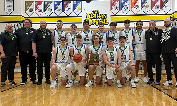 2026 West Muskingum Boys Basketball D5 East 1 District Champions