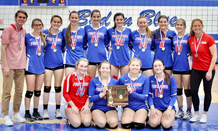 2021 Fort Frye Volleyball D3 District Champions