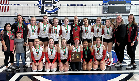 2022 Coshocton Volleyball D2 District Champions
