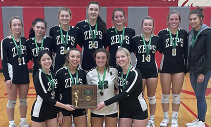 2022 Shenandoah Volleyball D4 District Champions