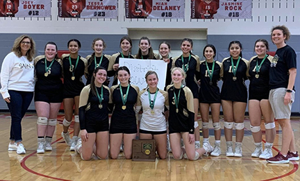 2022 Tuscarawas Central Catholic Volleyball D4 District Champions