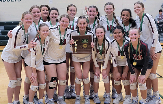 2023 Dover Volleyball D2 District 2 Champions