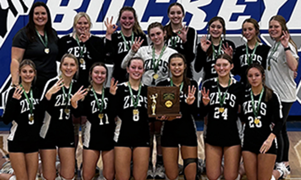 2023 Shenandoah Volleyball D4 District Champions