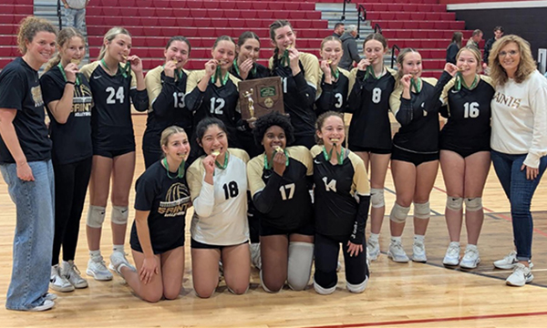 2025 Tuscarawas Central Catholic Volleyball D7 District Champions